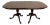 Vintage Drexel Georgian Style Cherry Double Pedestal Dining Table For Sale