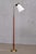 Teak and Brass Floor Lamp with Adjustable Shade from Asea Belysning, Sweden, 1950s For Sale - Image 11 of 11