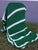 1960's Hand Knit Green/ White Blanket- Very Clean For Sale In Miami - Image 6 of 12