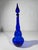 Mid-Century Modern Decorative Cobalt Blue Glass Bottle, Empolio, 1950s For Sale - Image 4 of 11