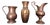 Antique Art Noveau Vases, France, 1920, Set of 3 For Sale