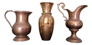 Antique Art Noveau Vases, France, 1920, Set of 3
