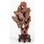 Brown Large Chinese Scholar Stone Rare Red Taihu Rock on Display Stand For Sale - Image 8 of 15