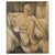 1980s Joseph Smedley, Seated Male Nude, 20th Century, Charcoal and Chalk Drawing For Sale - Image 5 of 5