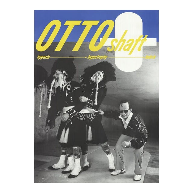 Matthew Barney 'OTTOshaft' Yellow,Black,Blue USA Offset Lithograph For Sale