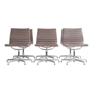 Eames 50th Anniversary Aluminum Group Chairs, Set of 6 For Sale