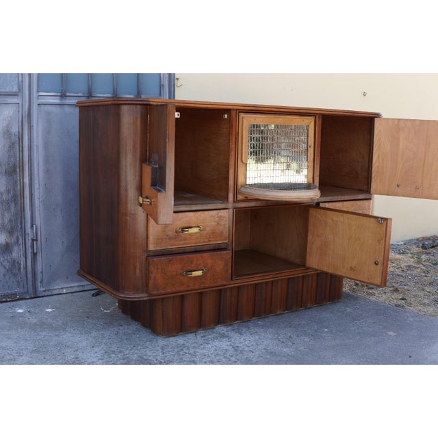 VintageItalian Art Deco Bar Cabinet, 1925, in Very Good conditions. Designed 1920 to 1949
