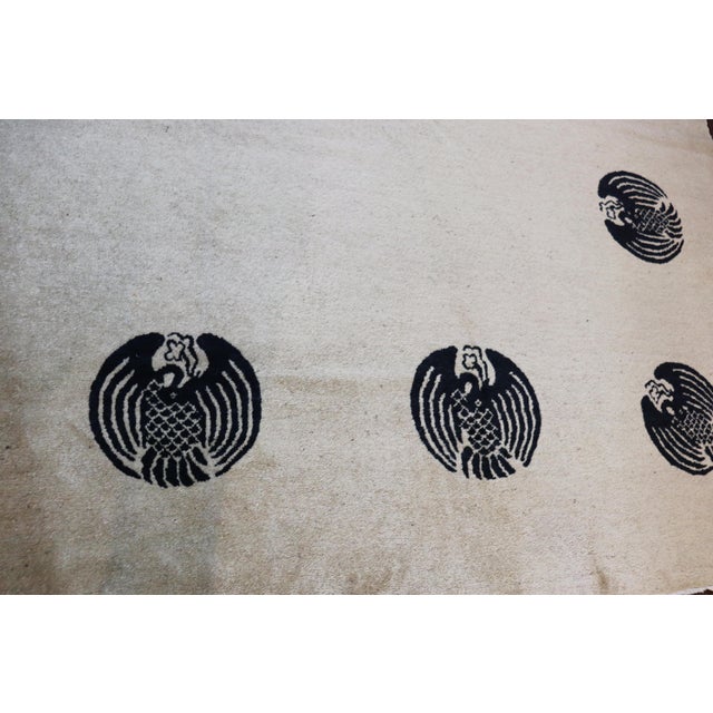 Early 20th Century Antique Peking Chinese/Art Deco Carpet For Sale - Image 5 of 10