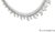 18k (750) White Gold - 12.60 Ct Natural Diamond -Vvs: Necklace For Sale - Image 11 of 12