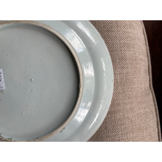 Ceramic Pair of 19th Century Chinese Rose Medallion Export Porcelain Plates - 10” For Sale - Image 7 of 10