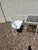 Iconic Emu Italian wire bistro system from the 1960s or 1970’s. This vintage white patio set is a hard-to-find Italian...