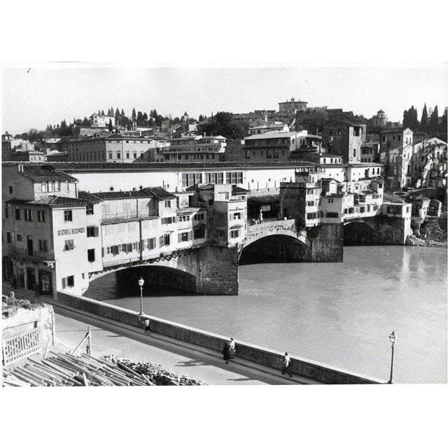 Florence Ponte Vecchio Italy, 1954 For Sale - Image 6 of 6