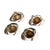 American Vintage Silver-Tone Cowboy Hat Napkin Rings, Set of Four For Sale - Image 3 of 4