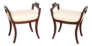 Antique Swedish Stools, 1900s, Set of 2