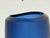Blue Franco Poli for Arcade Murano Art Glass Vase, Model 27 For Sale - Image 8 of 12