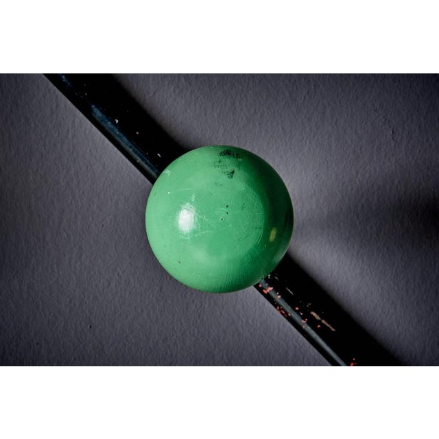 Coat Hanger with Multicolored Wooden Knobs by Roger Feraud for GEO, France, 1950s For Sale - Image 9 of 11