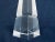 Vintage Crystal Obelisk With Horizontal Grooves For Sale In Chicago - Image 6 of 6