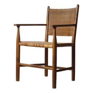 Set of Armchair and Footrest For Sale