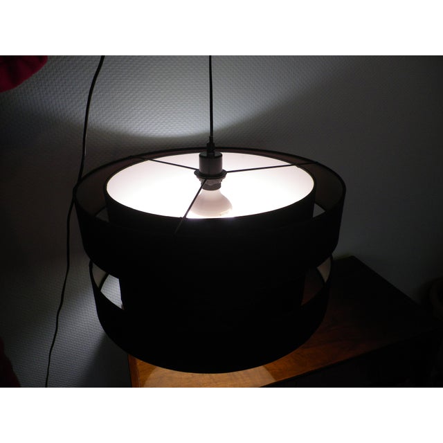 Large Black Hallway Pendant Light, 1990s For Sale - Image 4 of 13