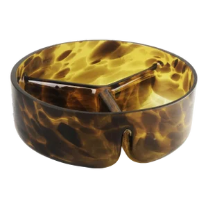 Mid-20th Century Modern Glass Centerpiece Salad Bowl by Argentine Designer Alberto Churba