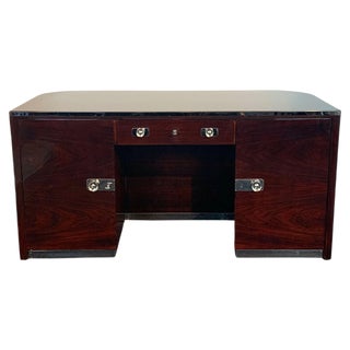 Bauhaus Desk in Rosewood Veneer by Erich Diekmann, Germany, 1920s For Sale