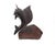 1970s Hand-Carved Hardwood Sailfish / Marlin Sculpture on Base For Sale - Image 11 of 11