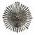 19th C Portuguese Sterling Silver Wall Hanging Embossed Splendor With Stone 12" H For Sale