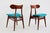 Stunning set of six Dutch design dining chairs, model: Kastrup, designed by Louis van Teeffelen and produced by Wébé in...