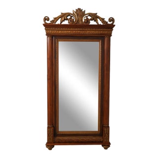 Maitland Smith Attributed Large Floor Standing Pier Mirror For Sale