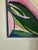 Contemporary Modern Abstract Floral Acrylic Painting, “Summer Floral Two,” Signed, Dated For Sale - Image 3 of 4