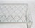 Modern 1980s Hollywood Regency Nickel-Plated Lattice Coffee Table With Glass Top For Sale - Image 3 of 5