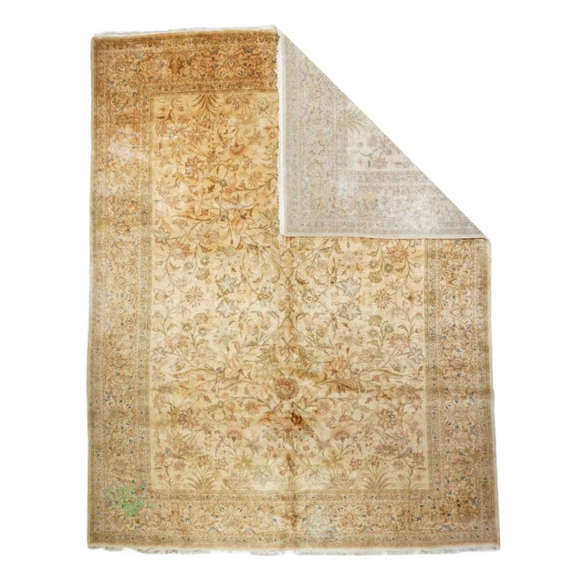 Traditional Vintage Persian Tabriz Rug 8'10'' X 11'8'' For Sale - Image 3 of 11