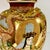 Vintage Hand Painted Japanese Satsuma Moriage Ironstone Table Lamp With Raised Relief Dragon For Sale - Image 6 of 17