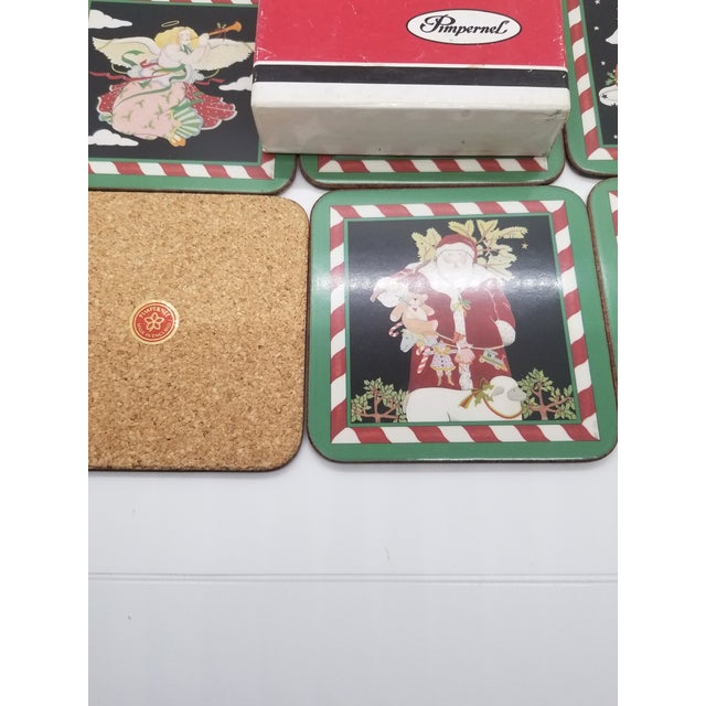 Vintage Pimpernel Holiday Drink Coasters Set of 6 Chairish