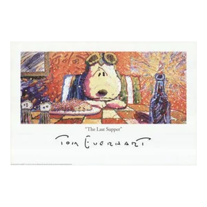Tom Everhart the Last Supper Lithograph