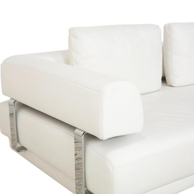 Animal Skin Leather Corner Sofa from Ewald Schillig For Sale - Image 7 of 13