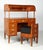 Antique desk as transformable furniture with standing desk and integrated chair southern germany cherry around 1780...
