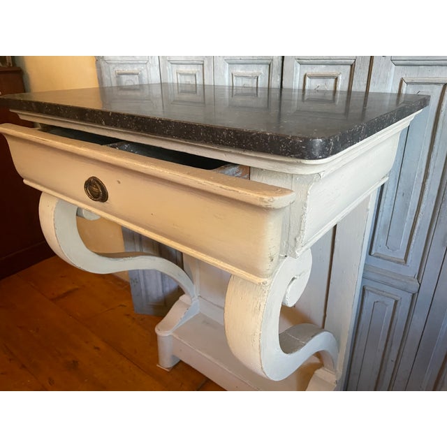 French Louis Philippe Trumeau Side Table For Sale - Image 6 of 18