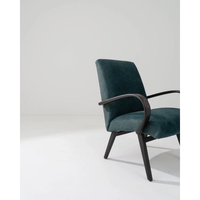 Vintage Armchairs Designed by J. Halabala, A Pair For Sale - Image 10 of 12