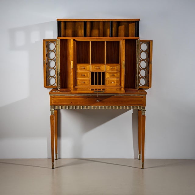Art Deco Early-20th Century Art Deco Secretaire, likely Scandinavian For Sale - Image 3 of 11