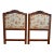 Late 20th Century Drexel Upholstered Wood Twin Headboards, a Pair For Sale