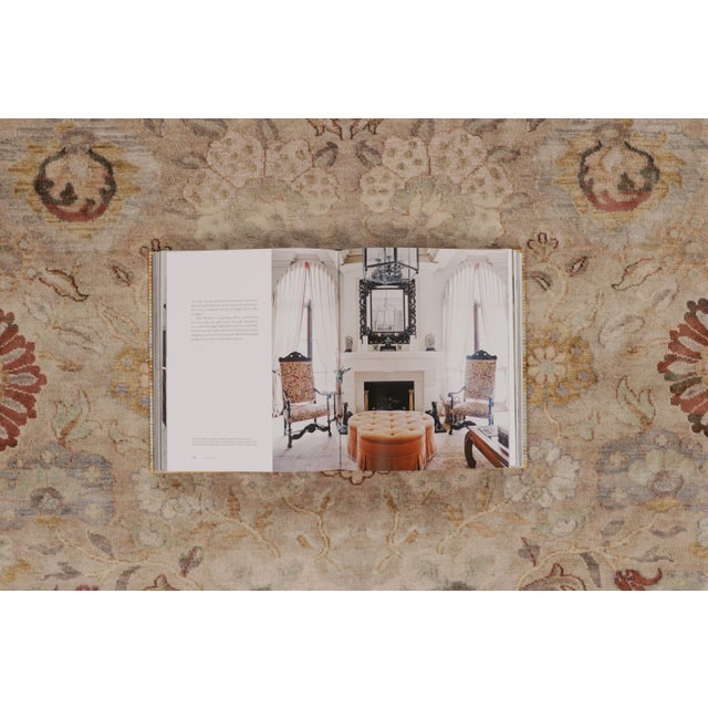 Contemporary Oushak Style Floral Rug in Beige Hues, by Rug & Kilim, India For Sale - Image 10 of 10