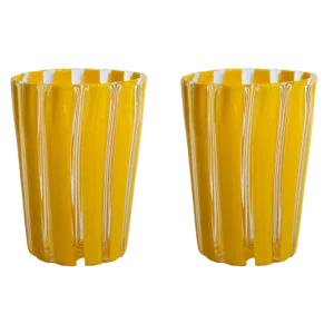 Cocktail Set in Murano Glass by Mariana Iskra, Set of 2