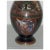 1920s Japanese Black Cloisonne Vase Multicolor Moonstone For Sale - Image 4 of 8
