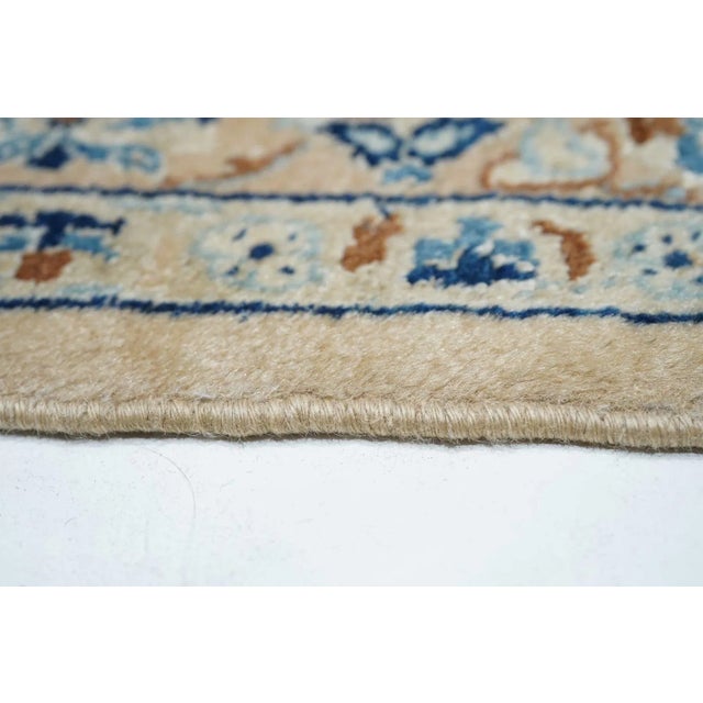 Extremely Fine Persian Nain HabibianRrug Wool & Silk 8'3'' X 11'9'' For Sale - Image 4 of 11