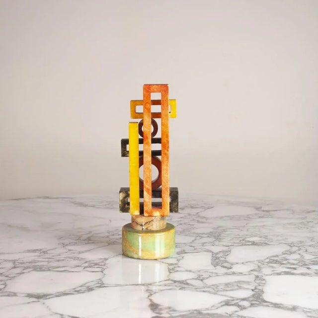 Mid-Century Modern Modern Marble Totem Sculpture, 1970s For Sale - Image 3 of 6