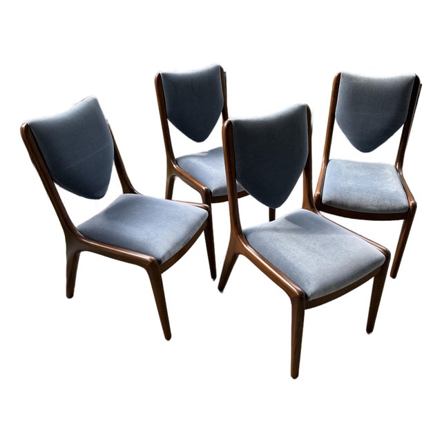 Hammer Fine Furniture Blue Dining Chairs For Sale