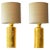 Ceramic Floor or Table Lamps from Bitossi with Silk Lampshades attributed to R. Houben, 1970s, Set of 2 For Sale - Image 11 of 11
