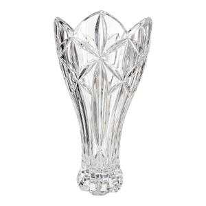 Lenox Shooting Star Crystal Vase, 14” Sculptural Starburst Form