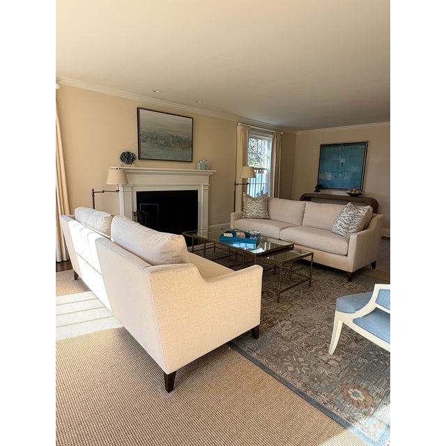 Mitchell Gold + Bob Williams Pair of Mitchell Gold Gigi Sofas For Sale - Image 4 of 13